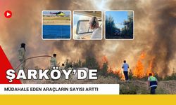 Şarköy’de Müdahale Eden Araçların Sayısı Arttı