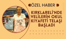 Kırklareli’nde Velilerin Okul Kıyafeti Telaşı Başladı