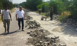 Alpullu’da Taş Döşeme Çalışmaları Başladı