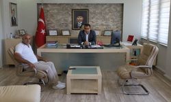Kaymakam Balaban, Başkan Elbasan’ı Konuk Etti