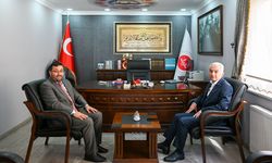 Vali Turan, Müftü Eviş İle Görüştü