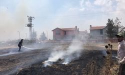 Lüleburgaz’da Anız Yangını