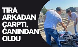 Tıra Arkadan Çarptı, Canından Oldu