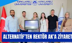 Alternatif’ten Rektör Ak’a Ziyaret
