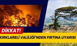 DİKKAT! Kırklareli Valiliği’nden Fırtına Uyarısı