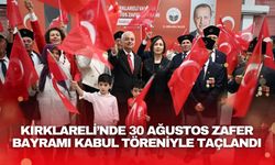 Kırklareli’nde 30 Ağustos Zafer Bayramı Kabul Töreniyle Taçlandı