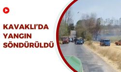 Kavaklı’daki Yangın Söndürüldü