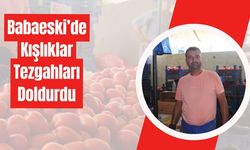 Babaeski’de Kışlıklar Tezgahları Doldurdu