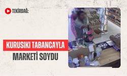 Tekirdağ: Kurusıkı Tabancayla Marketi Soydu