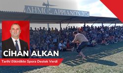 Cihan Alkan, Tarihi Etkinlikte Spora Destek Verdi