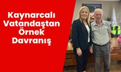 Kaynarcalı Vatandaştan Örnek Davranış