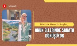 Kırklareli: Minicik Mozaik Taşlar, Onun Ellerinde Sanata Dönüşüyor