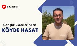 Babaeski: Gençlik Liderlerinden Köyde Hasat