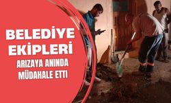 Belediye Ekipleri Arızaya Anında Müdahale Etti