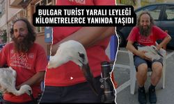 Bulgar Turist Yaralı Leyleği Kilometrelerce Yanında Taşıdı