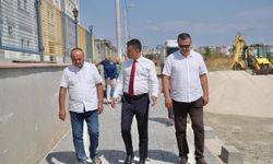 Üstyapı Çalışmalarını Yerinde İnceledi