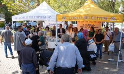 Çorlu’da Kandil Simidi Dağıtıldı