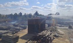 LÜLEBURGAZ; Fabrika Bahçesinde Çıkan Yangın Söndürüldü