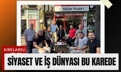 Kırklareli’nde Siyaset Ve İş Dünyası Bu Karede