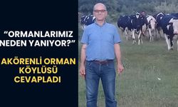 “Ormanlarımız Neden Yanıyor?” Akörenli Orman Köylüsü Cevapladı