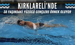 KIRKLARELİ; 38 Yaşındaki Yüzücü Gençlere Örnek Oluyor
