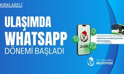 KIRKLARELİ; Ulaşımda WhatsApp Dönemi Başladı