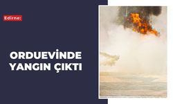Edirne: Orduevinde Yangın Çıktı