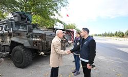 Vali Turan, Yol Kontrol Noktasında İncelemelerde Bulundu
