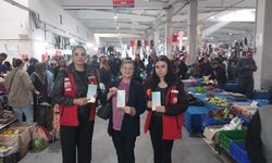 Çarşamba Pazarında Farkındalık Çalışması Yaptılar