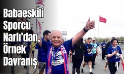 Babaeskili Sporcu Narlı’dan, Örnek Davranış