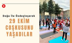 Doğa İle Özdeşleşerek 29 Ekim Coşkusunu Yaşadılar