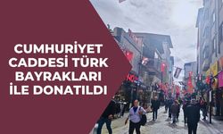 Kırklareli; Cumhuriyet Caddesi Türk Bayrakları İle Donatıldı