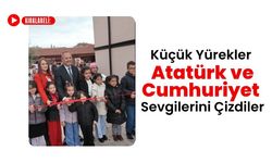 Kırklareli: Küçük Yürekler Atatürk ve Cumhuriyet Sevgilerini Çizdiler