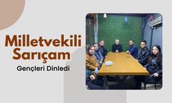 Milletvekili Sarıçam Gençleri Dinledi