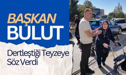 Başkan Bulut, Dertleştiği Teyzeye Söz Verdi