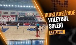 Kırklareli’nde Voleybol Şöleni Başlıyor