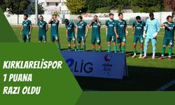 Kırklarelispor 1 Puana Razı Oldu!