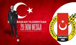 Başkan Yıldırım’dan 29 Ekim Mesajı