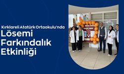 Kırklareli Atatürk Ortaokulu’nda Lösemi Farkındalık Etkinliği