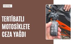 Tekirdağ: Tertibatlı Motosiklete Ceza Yağdı