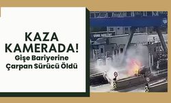 Kaza Kamerada! Gişe Bariyerine Çarpan Sürücü Öldü