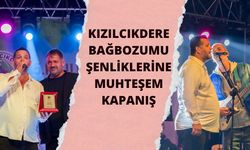 Kızılcıkdere Bağbozumu Şenliklerine Muhteşem Kapanış