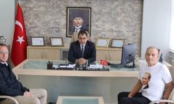 Şehit Babasından Kaymakam Balaban’a Ziyaret