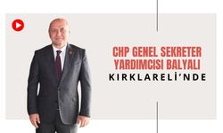 CHP Genel Sekreter Yardımcısı Balyalı, Kırklareli’nde