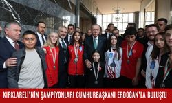 Kırklareli’nin Şampiyonları Cumhurbaşkanı Erdoğan’la Buluştu