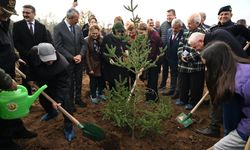 Şehitler Anısına 500 Fidan Toprakla Buluştu