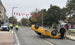 Edirne: Takla Atan Otomobilden Burnu Bile Kanamadan Çıktı