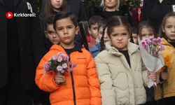 Kırklareli’nde Zaman Durdu Yürekler Atatürk İçin Attı