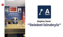 Başkan Sezer “İlelebet İzindeyiz”