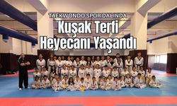 Taekwondo Spor Dalında Kuşak Terfi Heyecanı Yaşandı